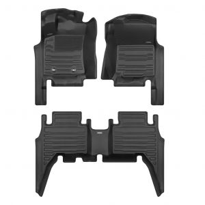 TuxMat floor mats for 16-23 Toyota Tacoma Double Cab 8466