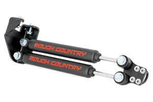 Rough Country Dual Steering Stabilizer Kit For 1987-95 Jeep Wrangler YJ (With 4"-6" Lift) 87307