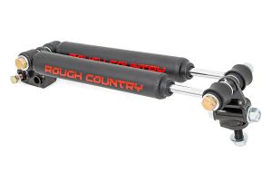 Rough Country Dual Steering Stabilizer Kit For 1984-06 Jeep Wrangler TJ, TJ Unlimited, Cherokee XJ & Comanche Pick Up (With 4"-6" Lift) 87308