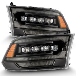 AlphaRex LED Projector Headlights in Alpha-Black for 11-18 Ram 1500, 2010 Dodge Ram 2500, 11-18 Ram 2500, 2010 Dodge Ram 3500, 11-18 Ram 3500, 2010 Dodge Ram 4500, 11-18 Ram 4500, 2010 Dodge Ram 5500, 11-18 Ram 5500, 09-10 Dodge Ram 1500 880557