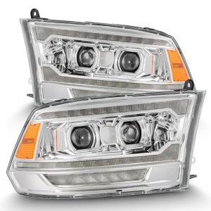 AlphaRex Projector Headlights Chrome for 11-18 Ram 3500, 09-10 Dodge Ram 1500, 11-18 Ram 1500, 2010 Dodge Ram 2500, 11-18 Ram 2500, 2010 Dodge Ram 3500, 2010 Dodge Ram 4500, 11-18 Ram 4500, 2010 Dodge Ram 5500, 11-18 Ram 5500 880559
