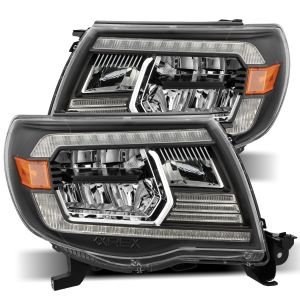 AlphaRex Projector Headlights Black for 05-11 Toyota Tacoma 880735