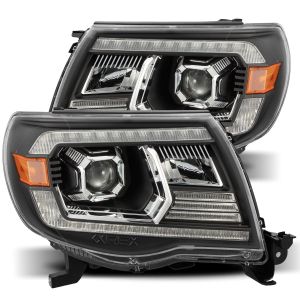 AlphaRex Projector Headlights Black for 05-11 Toyota Tacoma 880738