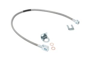 Rough Country Extended Stainless Steel Rear Brake Line For 1987-06 Jeep Wrangler YJ & TJ Models & 1984-01 4WD Jeep Cherokee With 4-6" Lift 89703