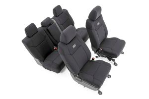 Rough Country Seat Covers FR w/ Console Cover and Rear For 14-21 Toyota Tundra 2WD/4WD 91027A