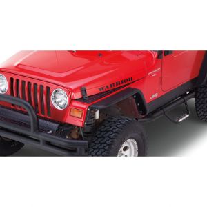 Warrior Products Front Fender Covers (Black Diamond Plate) For 1998-06 Jeep Wrangler TJ Models  91601PC