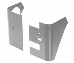 Warrior Products Rear Corners (Aluminum Polished) For 1997-06 Jeep Wrangler TJ Models 916APA