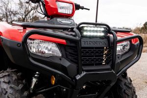 Rough Country LED Light Kit Bumper Mount 6" Black Slimline Pair For Honda Foreman 500 92016