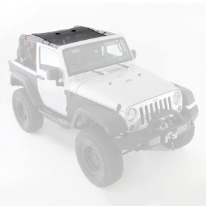 SmittyBilt Cloak Extended Mesh Top in Black Mesh For 2007-18 Jeep Wrangler JK 2 Door Models 95100