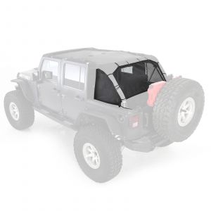 SmittyBilt Cloak Mesh Rear and Sides For 2007-18 Jeep Wrangler JK Unlimited 4 Door Models 95501
