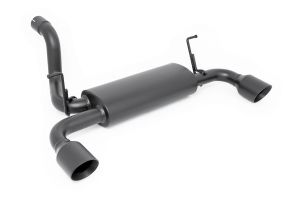 Rough Country Dual Outlet Performance Exhaust Black for 18+ Jeep Wrangler JL, JLU 2.0T & 3.6L 96003