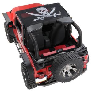 Vertically Driven Products KoolBreez Brief Top With Pirate Flag For 1997-06 Jeep Wrangler TJ & Unlimited 9702JKB-2