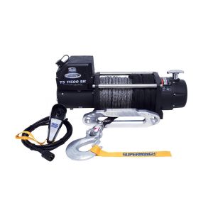 Superwinch Tiger Shark 11500SR 12V Synthetic Rope Winch 1511201