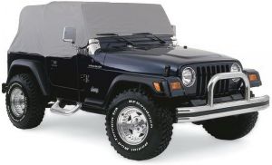 Discontinued DH: Rampage 4 Layer Cab Cover in Grey For 1992-06 Jeep Wrangler YJ & TJ 1261