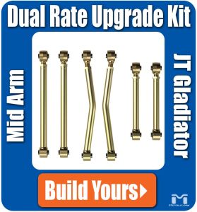 MetalCloak True Dual Rate to Game Changer Upgrade Kit for 20-24+ Jeep Gladiator JT A3100