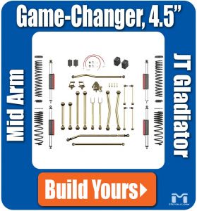 MetalCloak 4.5" Game-Changer Suspension & Lift Kit (Base Kit) for 20+ Jeep Gladiator JT A3245