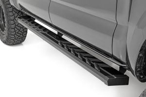 Rough Country BA2 Running Boards Side Step Bars Double Cab For 05-23 Toyota Tacoma 41009