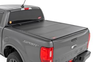 Rough Country Hard Tri-Fold Flip Up Bed Cover 6' Bed For 2019-2023 Ford Ranger 2WD/4WD 49220600