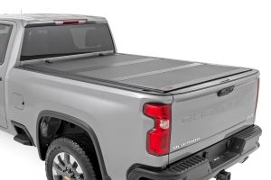 Rough Country Hard Tri-Fold Flip Up Bed Cover 6'9" Bed For 20-24 Chevy/GMC Silverado/Sierra 2500HD/3500HD 49120651