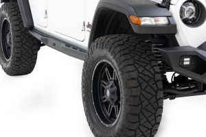 Rough Country Rock Sliders Heavy Duty l 4-Door For 2021+ Jeep Wrangler JL /Wrangler Unlimited (2018+) 90801