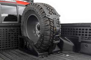 Rough Country Bed Mount Spare Tire Carrier Universal Multiple Makes & Models (Chevy/Dodge/Ford/GMC/Ram) 99073