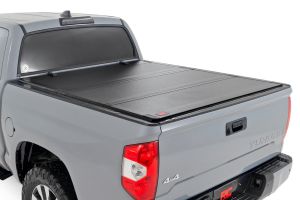 Rough Country Hard Tri-Fold Flip Up Bed Cover 5'7" Bed For 07-21 Toyota Tundra 2WD/4WD 49414551