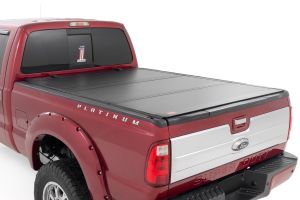 Rough Country Hard Tri-Fold Flip Up Bed Cover 6'10" Bed For 99-16 Ford F-250/F-350 Super Duty 49214651