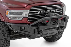 Rough Country Front Bumper Tubular |Winch Mount For 2019-2026 Ram 2500/3500 2WD/4WD 51212W
