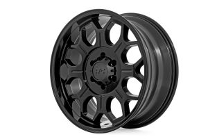 Rough Country 77 Series Wheel One-Piece Semi Gloss Black 20x9 6x5.5 0mm 77200912
