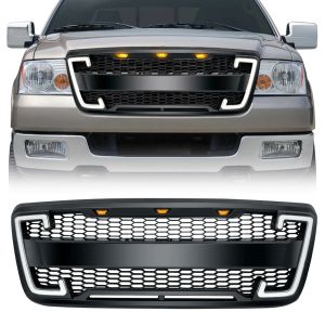 AMERICAN MODIFIED Raptor Style Grille with DRL and Sequenal Turn Signal for 04-08 Ford F-150 AMFMAA00123