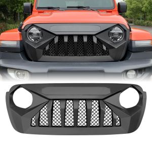 AMERICAN MODIFIED DEMON GRILLE - MATTE BLACK for 18-24 Jeep Wrangler,20-24 Jeep Gladiator AMJPCA00109
