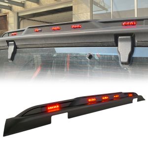 AMERICAN MODIFIED Rear Roof Spoiler with Amber LED Lights for 18-24 Jeep Wrangler AMJPCA00303