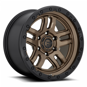 Fuel Off-Road D702 Wheel, 18x9 with 5 on 5 Bolt Pattern - Bronze / Black - D70218907550