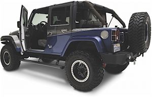 AMP Research PowerStep Running Boards For 2007-18 Jeep Wrangler JK Unlimited 4 Door Models 75122-01A