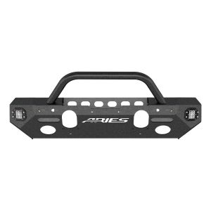 Aries TrailChaser Front Bumper with Brush Guard for 07-18 Jeep Wrangler JK, JKU 2082056-