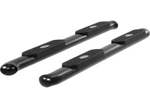 Aries Automotive 4" Oval Side Bars In Semi Gloss Black For 2011-19 Jeep Grand Cherokee WK2 Models S221008