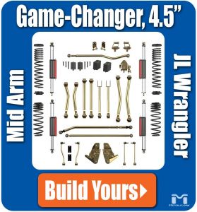 MetalCloak 4.5" Game-Changer Suspension & Lift Kit (Base Kit) for 18+ Jeep Wrangler JL, JLU A2245