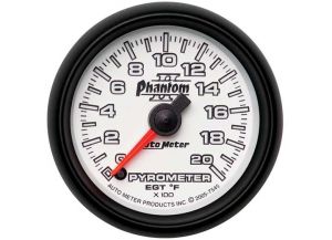 Auto Meter Phantom II 2 1/16" Diameter Pyrometer Guage 7545