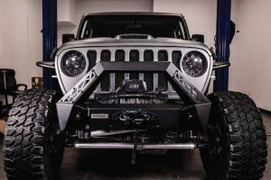 Attica 4x4 Terra Series Front Stubby Bumper for 18+ Jeep Wrangler JL & 20+ Gladiator JT ATTJL01A106-BX