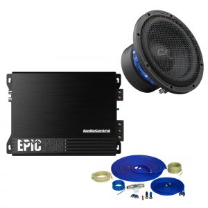 Stinger Off-Road AudioControl EPIC750 Amplifier Bundle with 10" Subwoofer & Wiring Kit EPIC7510S2