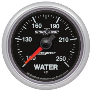 Auto Meter 2 1/16" Sport Comp II Water Temperature Gauge (100F-250F) 880890