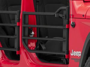 Barricade Tubular Adventure Doors; Front for 18-26 Jeep Wrangler JL J132131-JL