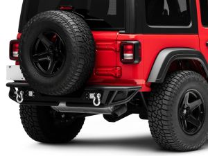 Barricade Trail Runner Rear Bumper with LED Trail Lights for 18-26 Jeep Wrangler JL J145337-JL