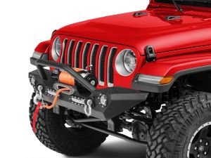 Barricade Trail Force HD Front Bumper with LED Lights for 18-26 Jeep Wrangler JL w/ Factory Halogen Fog Lights J102909-JL