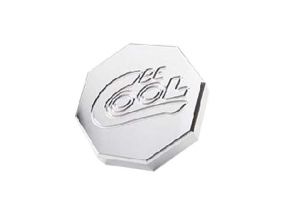 Be Cool Octagonal Billet Aluminum Radiator Cap in Natural Finish 70002