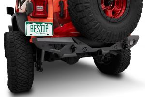 Bestop Highrock 4x4 Granite Series Rear Bumper for 18+ Jeep Wrangler JL, JLU 4496101