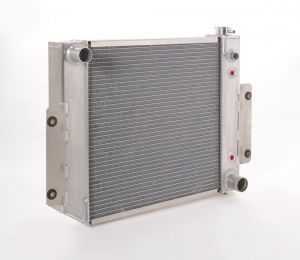 Be Cool Direct Fit Aluminum Radiator in Natural Finish for 72-86 Jeep CJ-5, CJ-6, CJ-7 & CJ-8 with Non-LT1 Engine & Automatic Trans. 62030