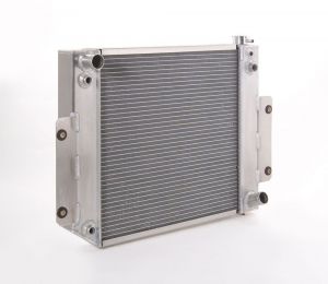 Be Cool Polished Aluminum Radiator for 72-86 Jeep CJ-5, CJ-6, CJ-7 & CJ-8 with Manual Transmission & Non-LT1 Engine 61030