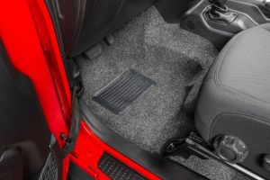 BedRug Premium Carpeted 2 Piece Front Floor Kit For 2018+ Jeep Wrangler JL 2 Door Models BRJL18F2
