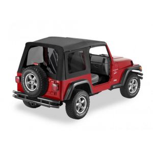 BESTOP SuperTop Replacement Skin With Tinted Windows For 1997-06 Jeep Wrangler TJ Models 5562935